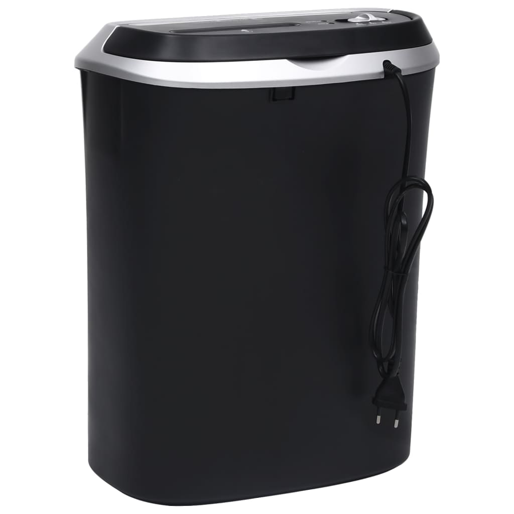 Fekete 10 lapos iratmegsemmísítő