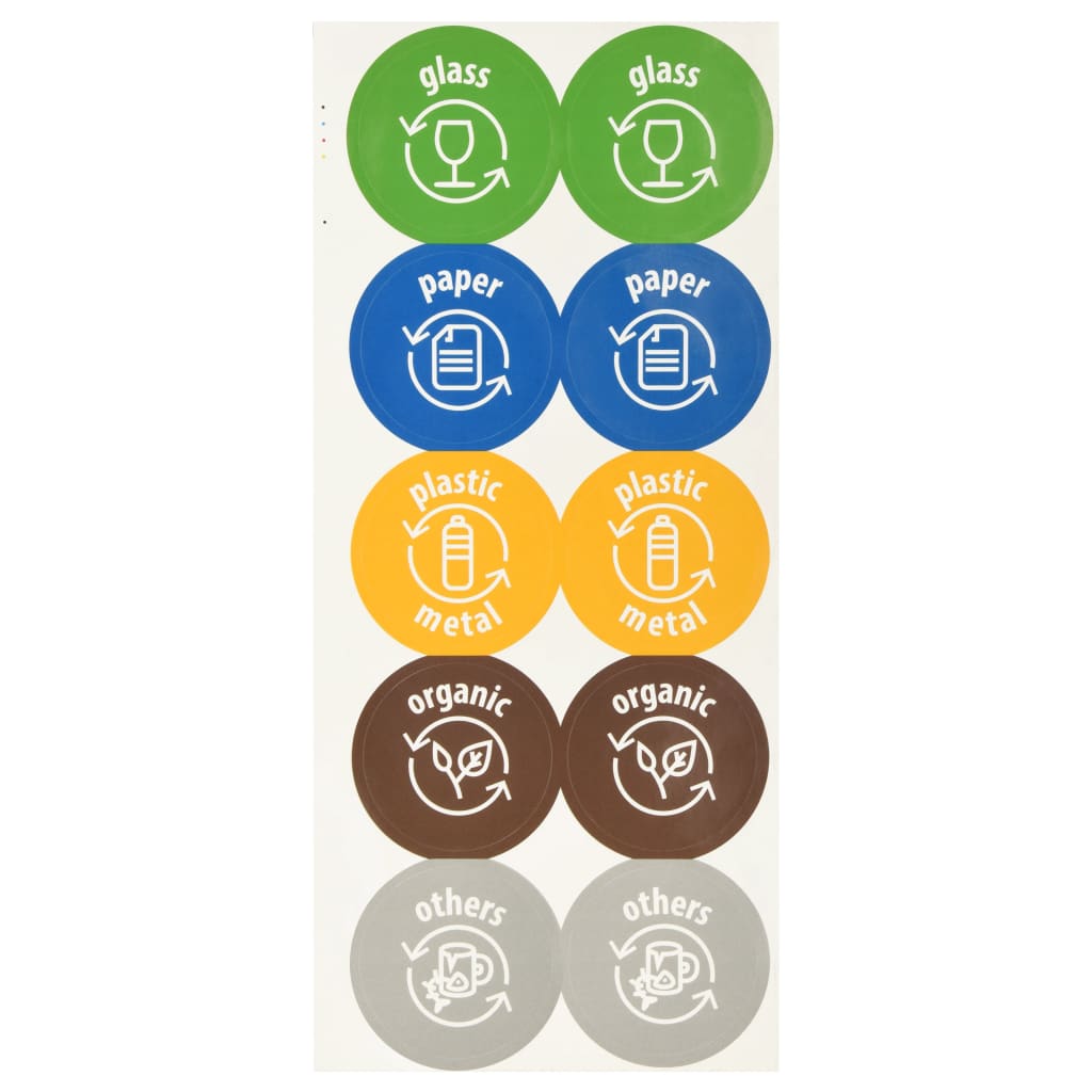 4 db antracitszürke rakásolható szemeteskuka 100 l