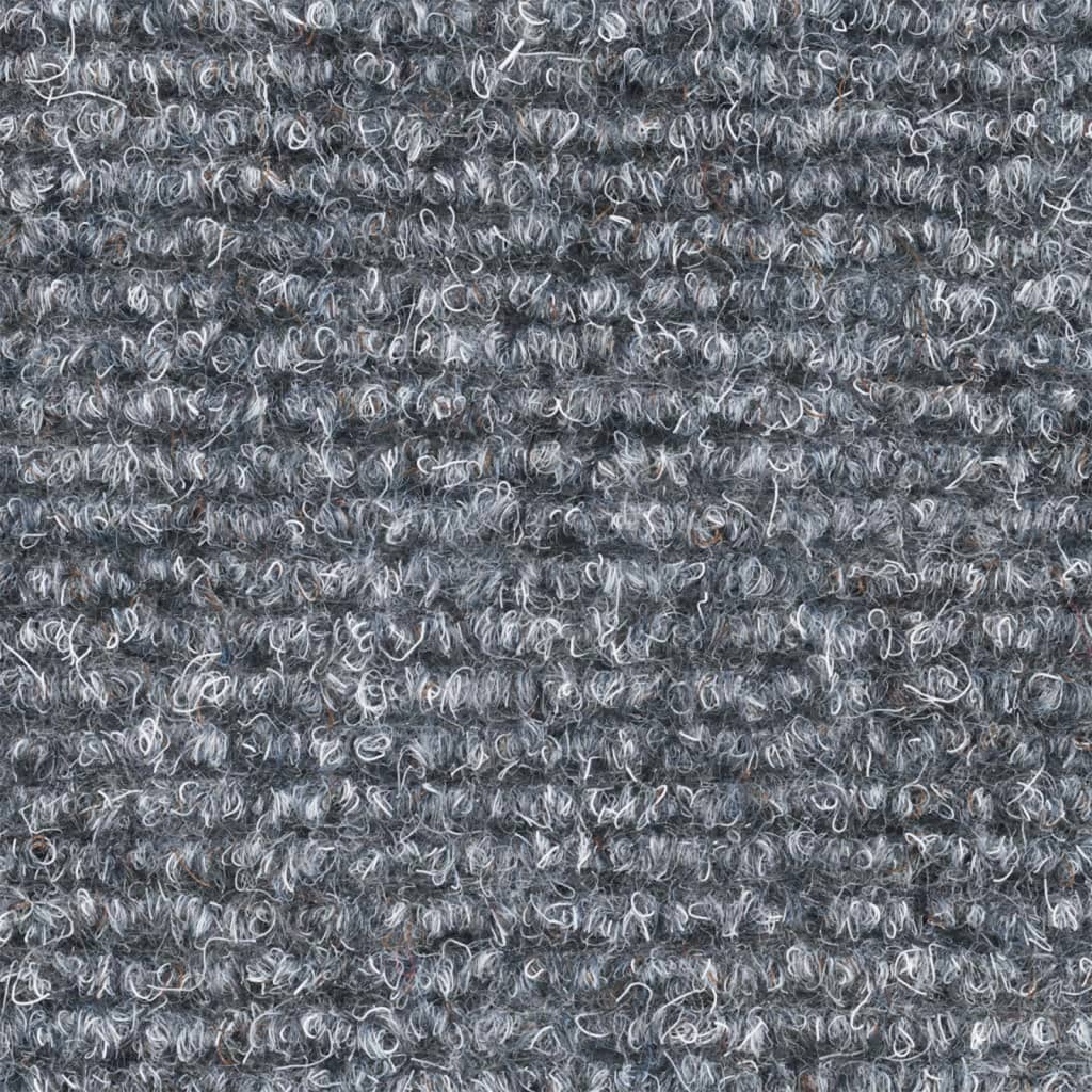 10 db öntapadós lépcsőszőnyeg 65 x 21 x 4 cm világosszürke félkör alakú nagy