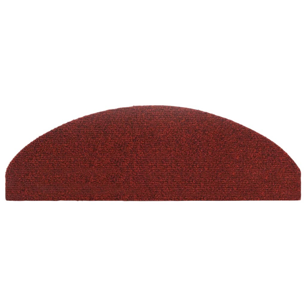 10 db piros tűlyukasztott öntapadó lépcsőszőnyeg 65 x 21 x 4 cm