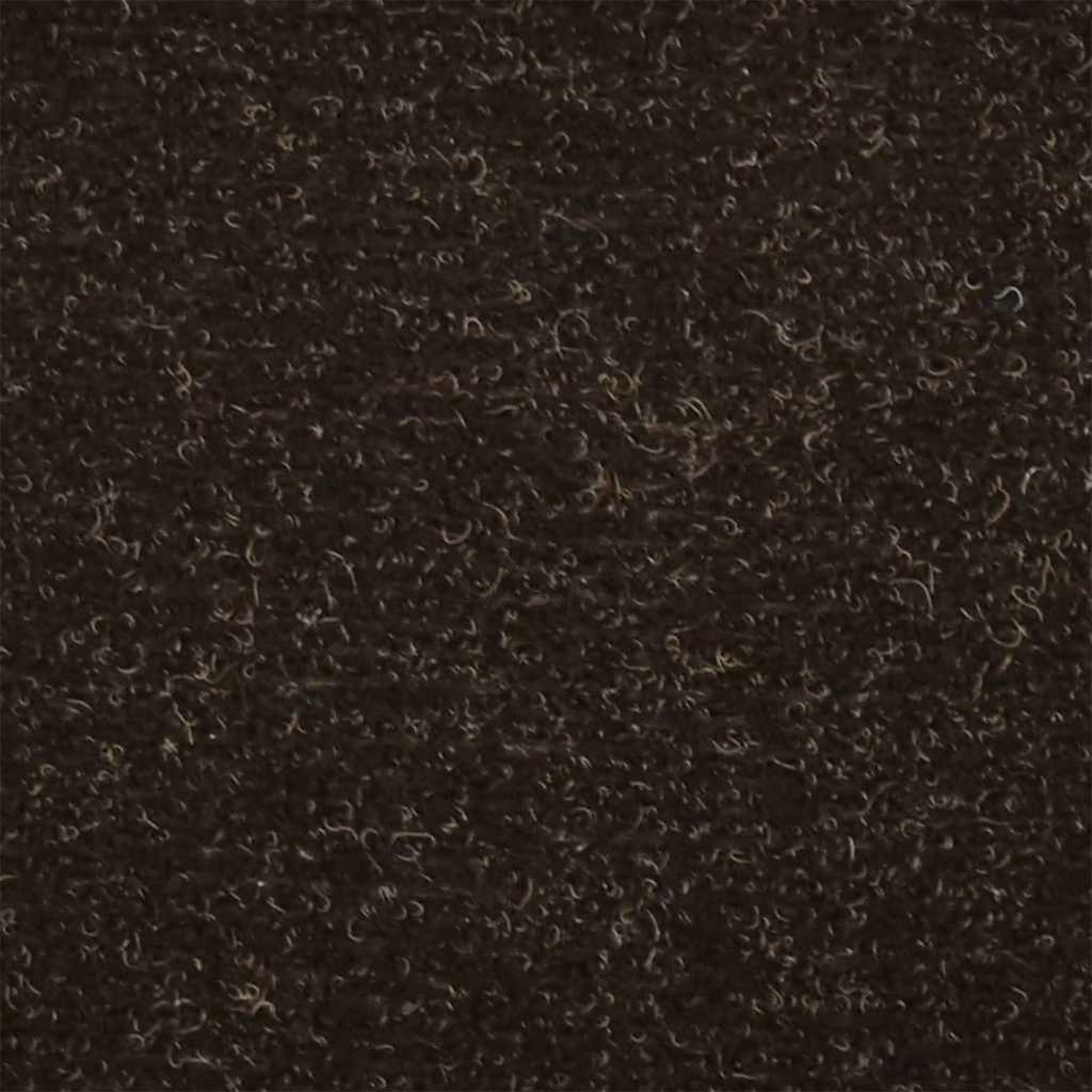 5 db öntapadós lépcsőszőnyeg 65 x 21 x 4 cm sötétbarna félkör alakú nagy