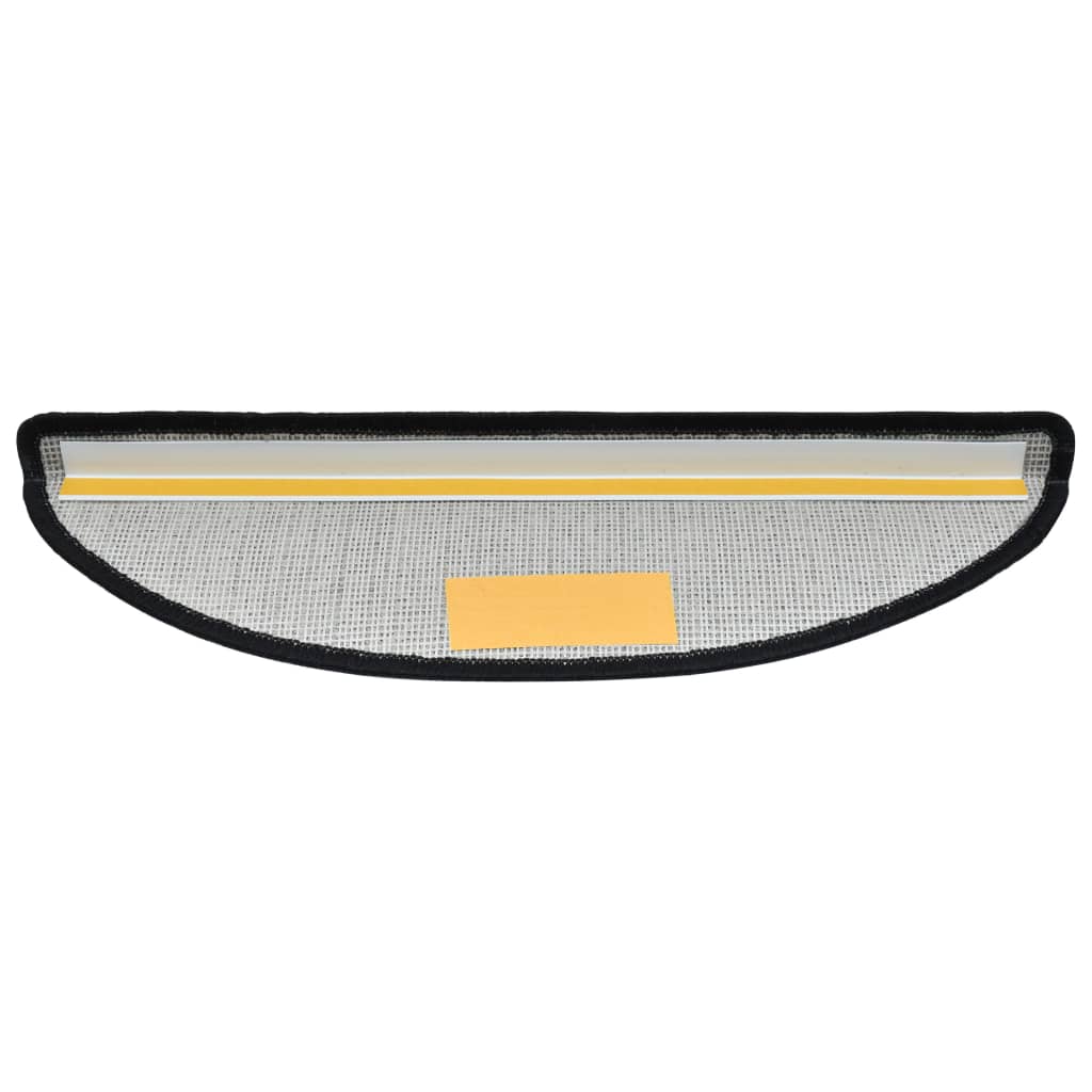 10 db sötétszürke lépcsőszőnyeg 65x24x4 cm