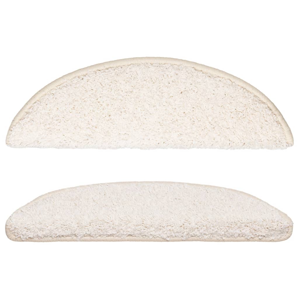 10 db fehér lépcsőszőnyeg 56 x 17 x 3 cm