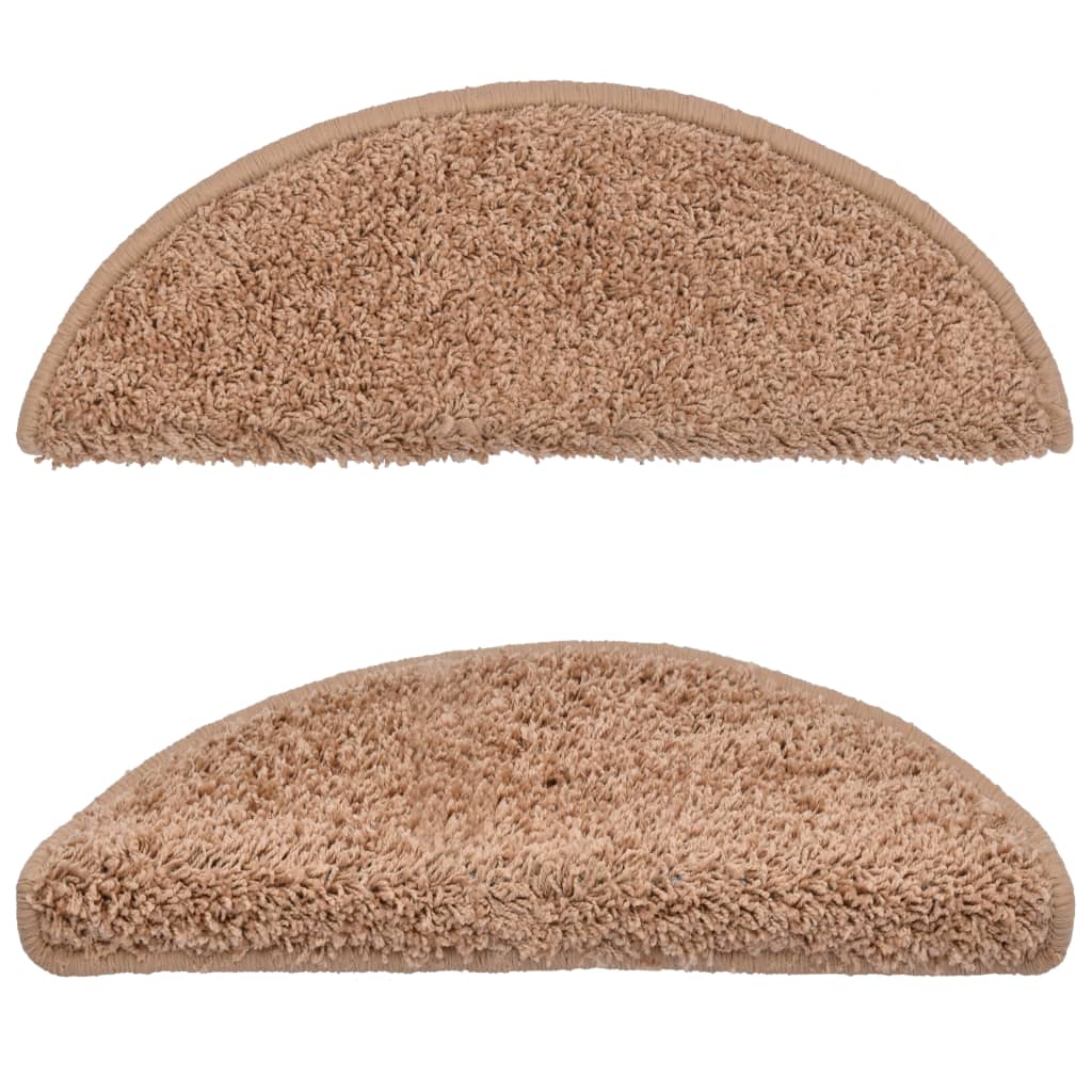 10 db bézs lépcsőszőnyeg 65 x 21 x 4 cm