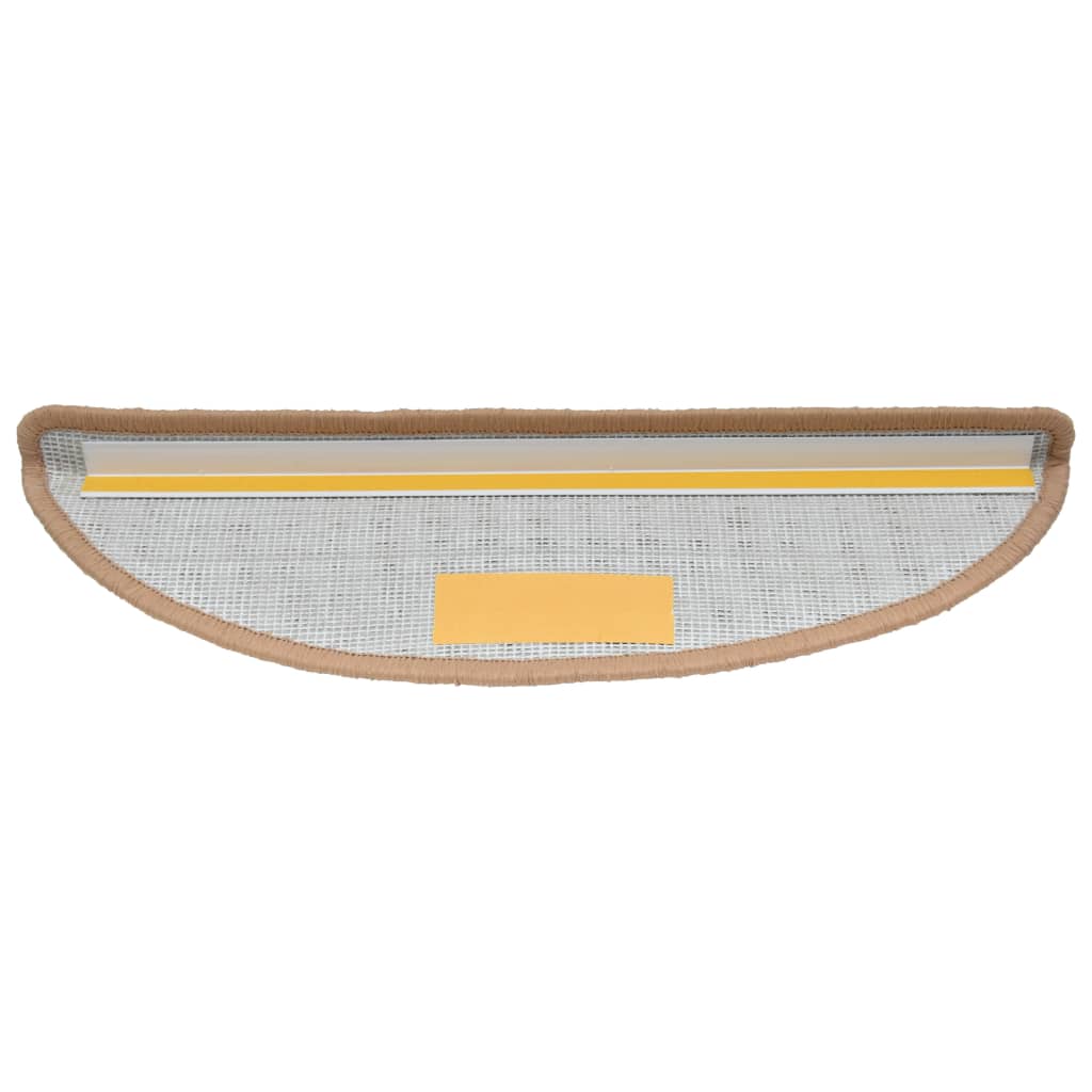 10 db bézs lépcsőszőnyeg 65 x 21 x 4 cm