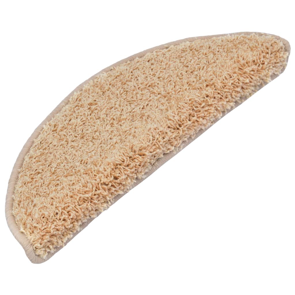 10 db krémszínű lépcsőszőnyeg 65 x 25 cm