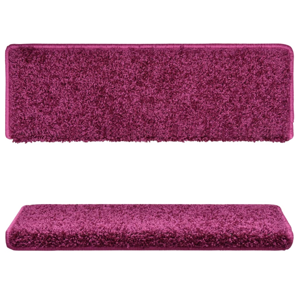 10 db ibolyaszínű lépcsőszőnyeg 65 x 25 cm