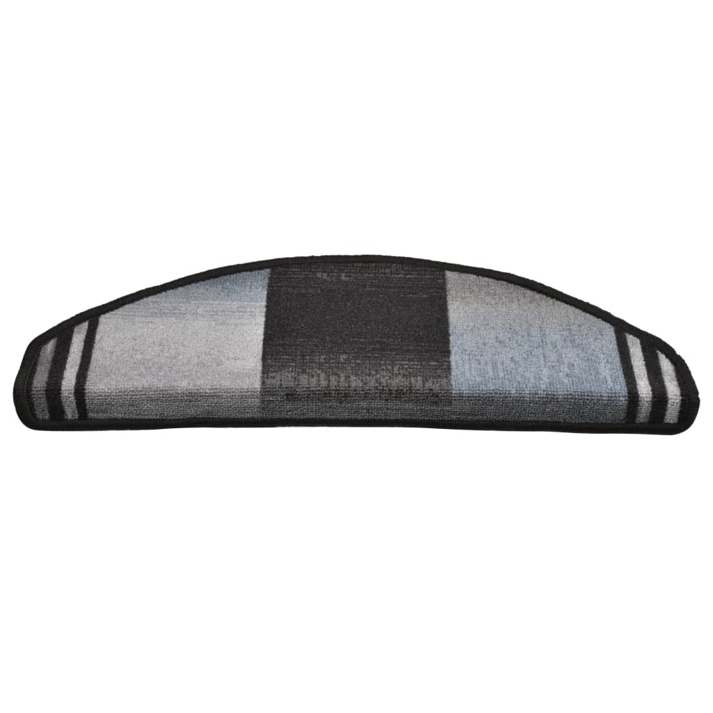 10 db fekete és szürke öntapadó lépcsőszőnyeg 65 x 25 cm 10 db fekete és szürke öntapadó lépcsőszőnyeg 65 x 25 cm