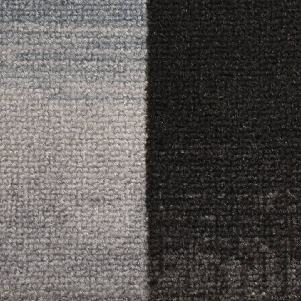 10 db fekete és szürke öntapadó lépcsőszőnyeg 65 x 25 cm 10 db fekete és szürke öntapadó lépcsőszőnyeg 65 x 25 cm