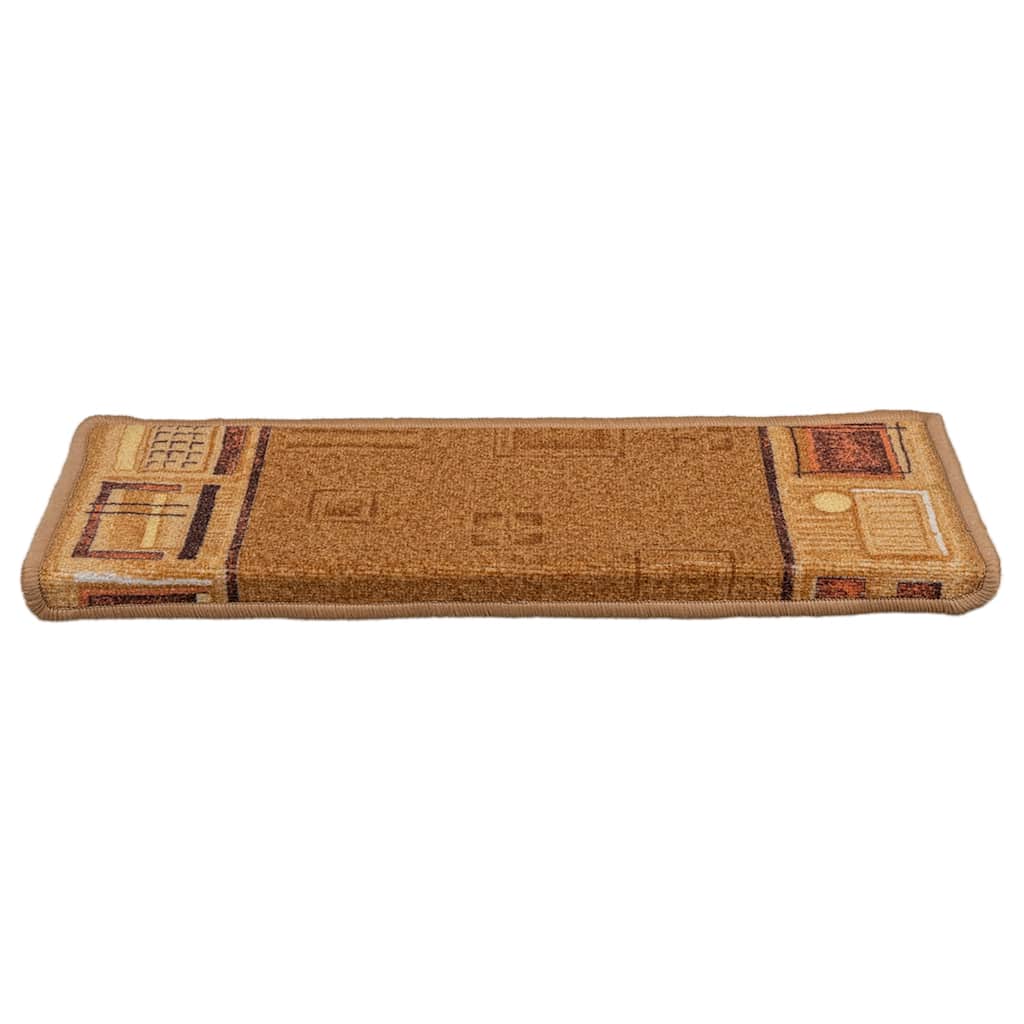 5 db bézs öntapadó lépcsőszőnyeg 65x21x4 cm
