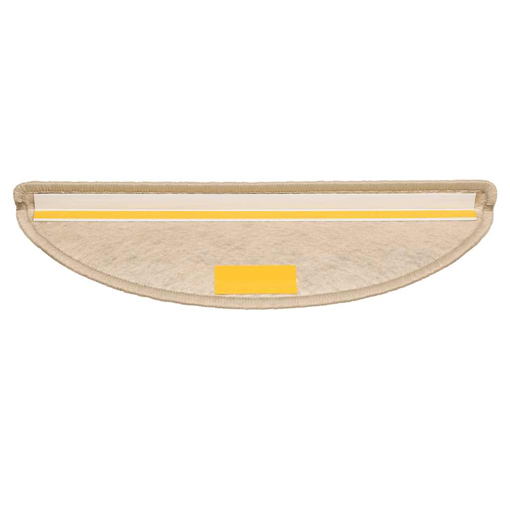 15 db szizál hatású homokszínű öntapadó lépcsőszőnyeg 56x17x3cm