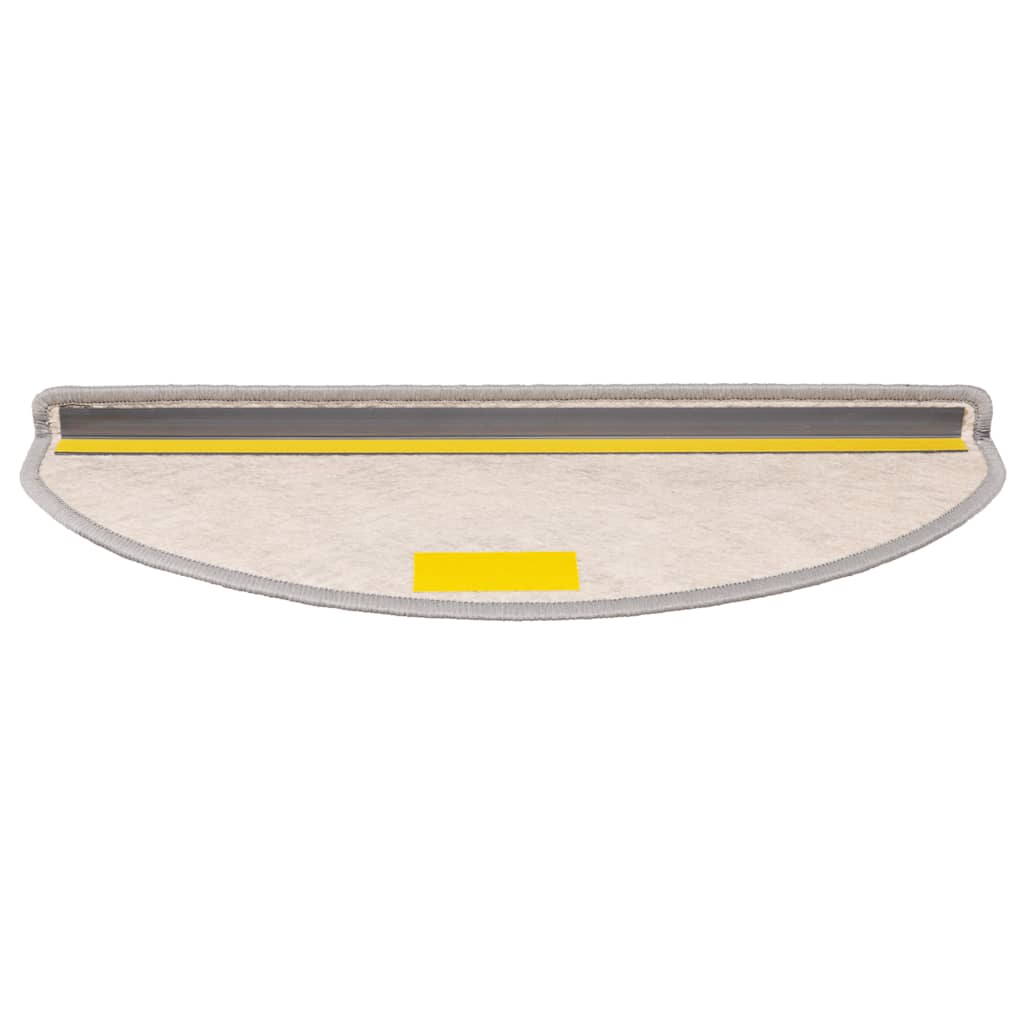 15 db szizál hatású platina öntapadó lépcsőszőnyeg 65x21x4 cm