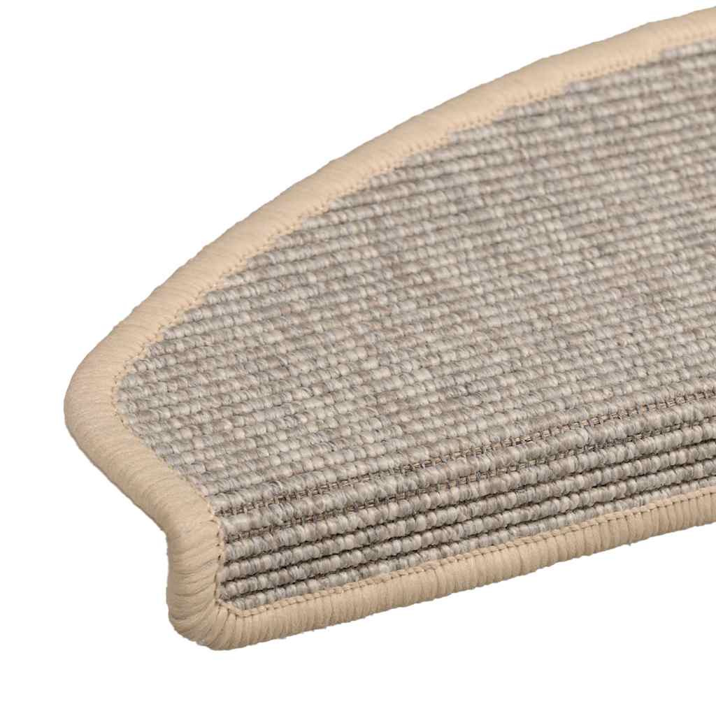 15 db ezüst színű, félkör alakú lépcsőszőnyeg 65 x 21 x 4 cm