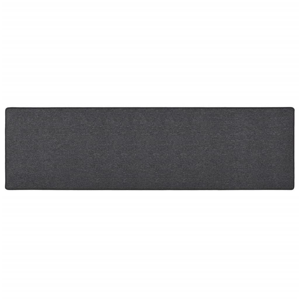 Antracitszürke futószőnyeg 80 x 300 cm