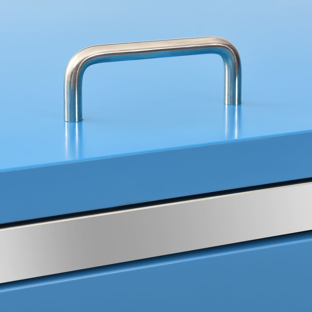 Acél tároló gurítható szemeteskukához 69 x 77,5 x 115 cm