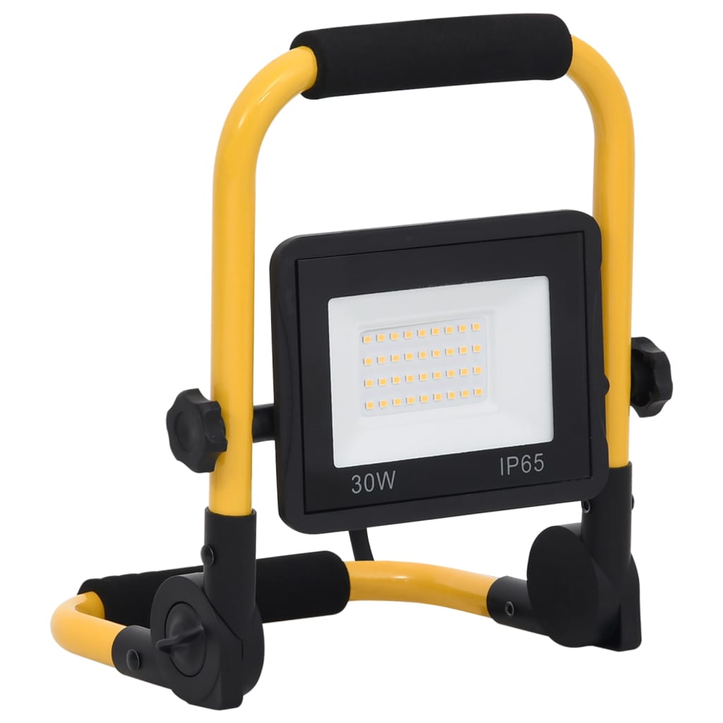 Meleg fehér fényű fogantyúval ellátott led-es reflektor 30 w