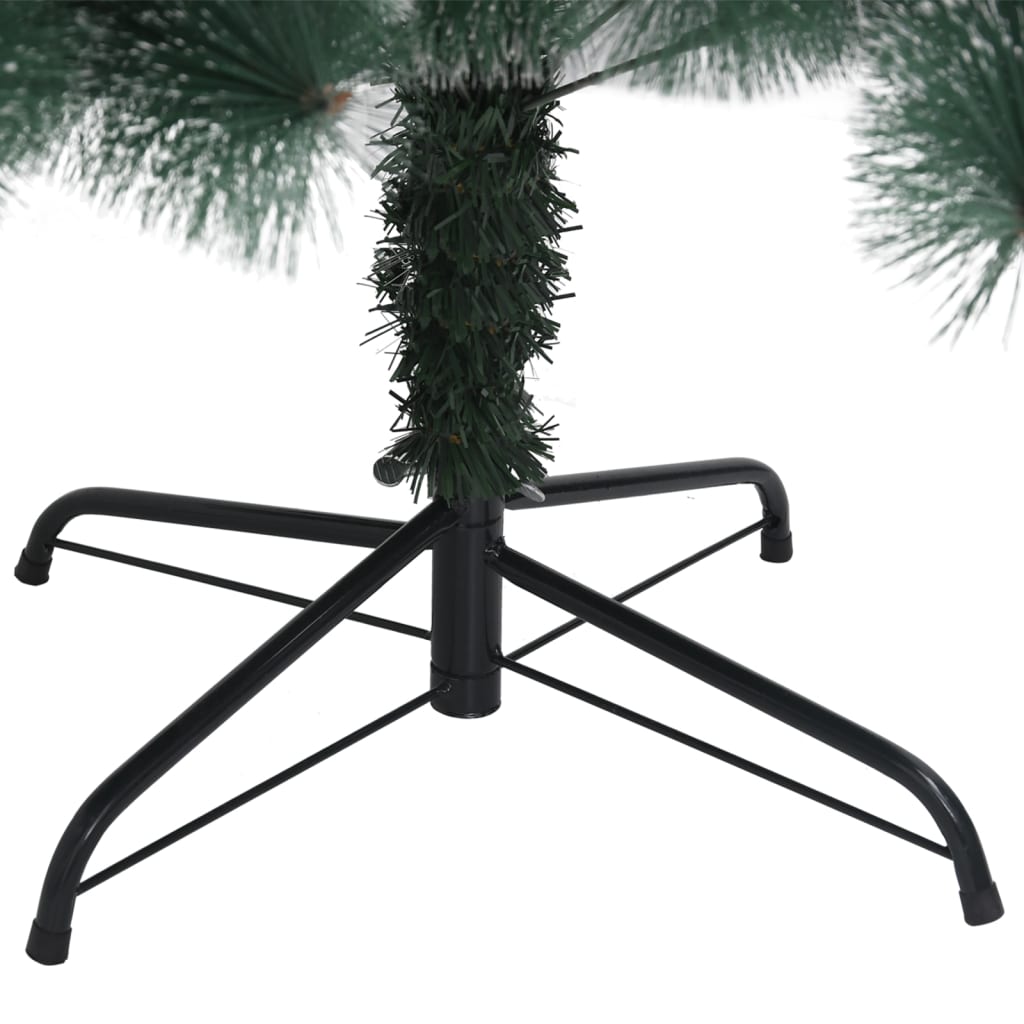 Zöld pet műkarácsonyfa állvánnyal 150 cm