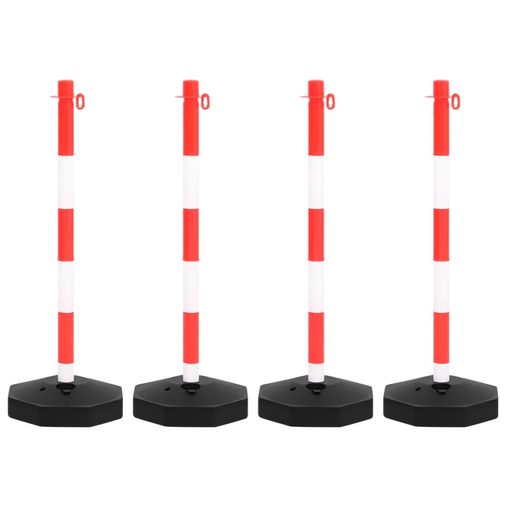 Lánctartóoszlop-szett 10 m-es műanyag lánccal