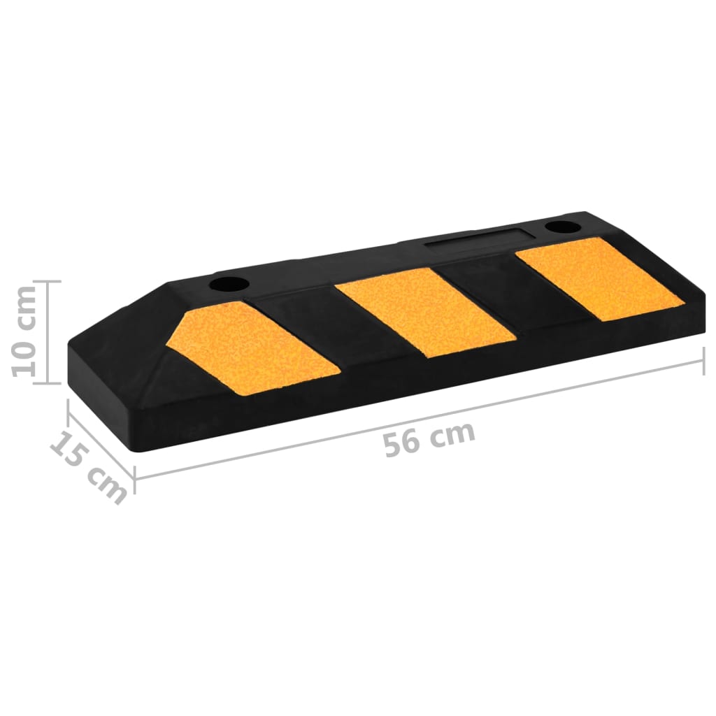 2 db gumi fényvisszaverő parkolóütköző 56 x 15 x 10 cm 2 db gumi fényvisszaverő parkolóütköző 56 x 15 x 10 cm