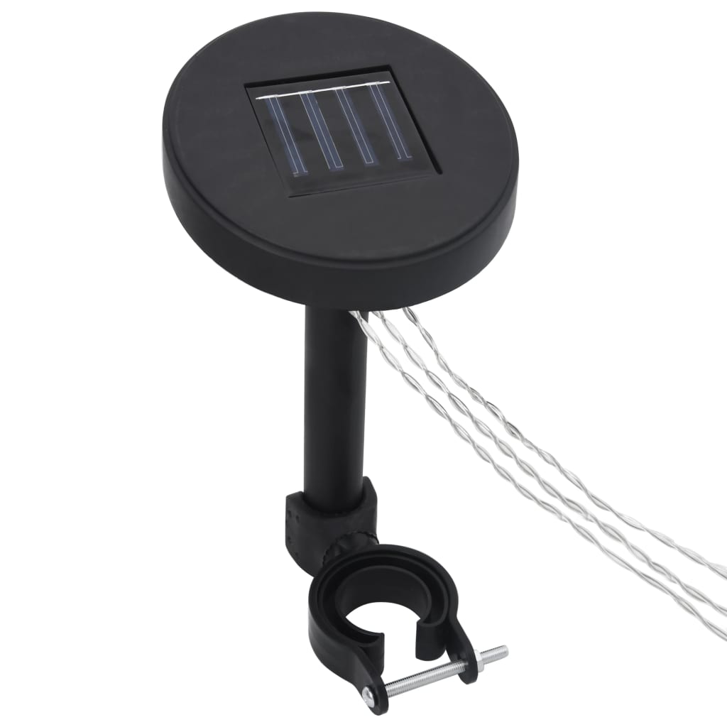 Antracit alumíniumpavilon függönnyel/led fényfüzérrel 3  x 3 m