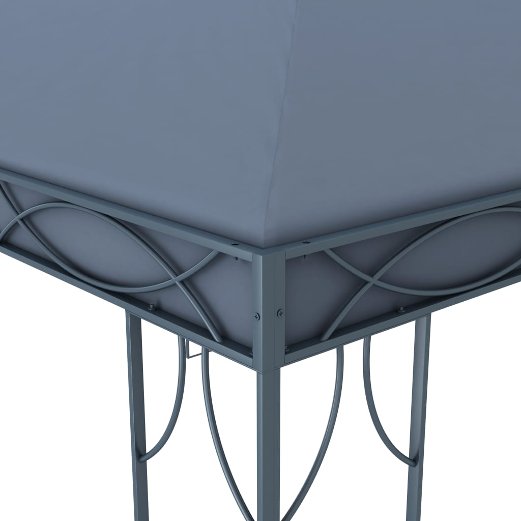 Antracitszürke pavilon led fényfüzérrel 400 x 300 cm Antracitszürke pavilon led fényfüzérrel 400 x 300 cm
