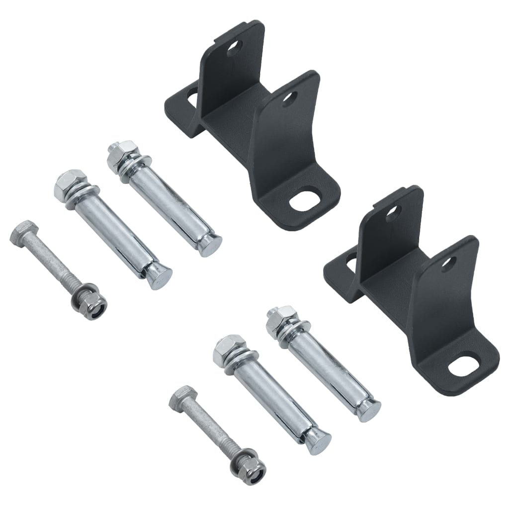 Antracit led-es kézzel kihúzható napellenző redőnnyel 3x2,5 m