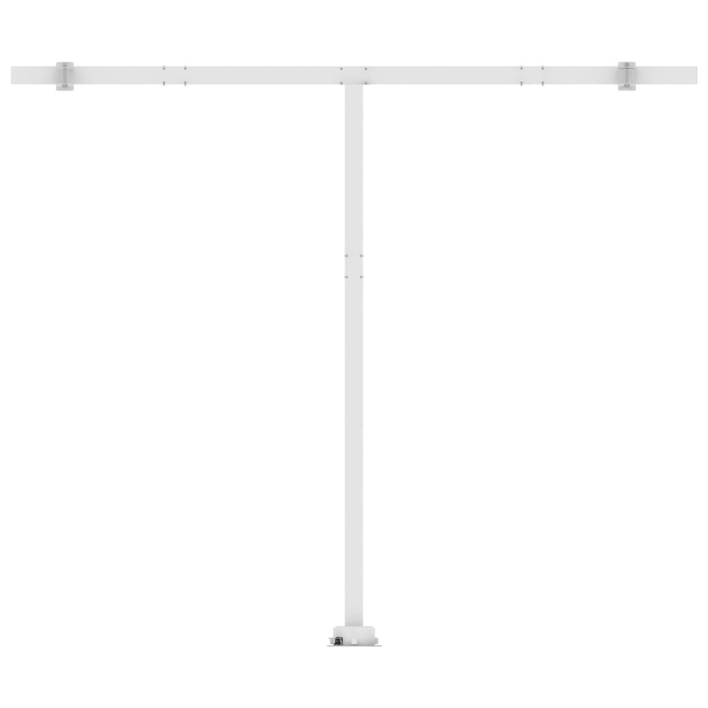 Antracitszürke kézzel kihúzható led-es napellenző 300 x 250 cm