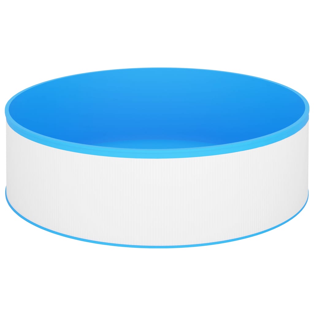 Fehér merülőmedence szkimmerrel és szivattyúval 350 x 90 cm