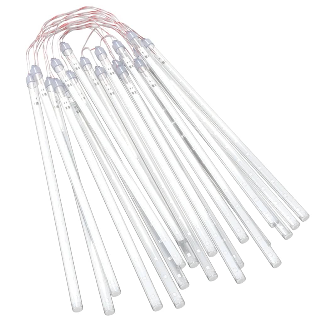 20 db 480 led-es hideg fehér bel-/kültéri meteor fényfüzér 30cm