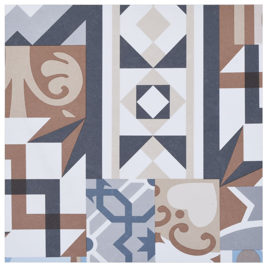 20 db mono mintás öntapadó pvc padlólap 1,86 m²