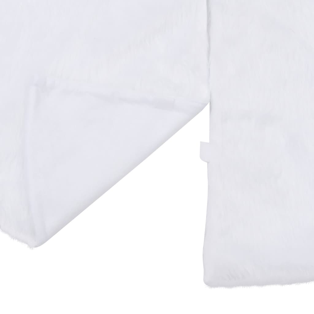 Fehér műszőrme karácsonyfatalp-takaró 150 cm