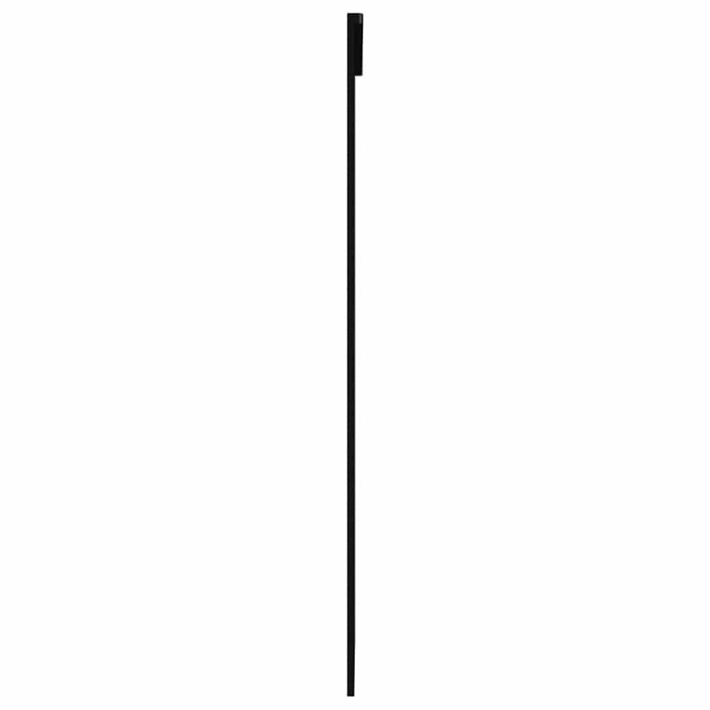 Fekete esg üveg és alumínium tolóajtó 102 x 205 cm