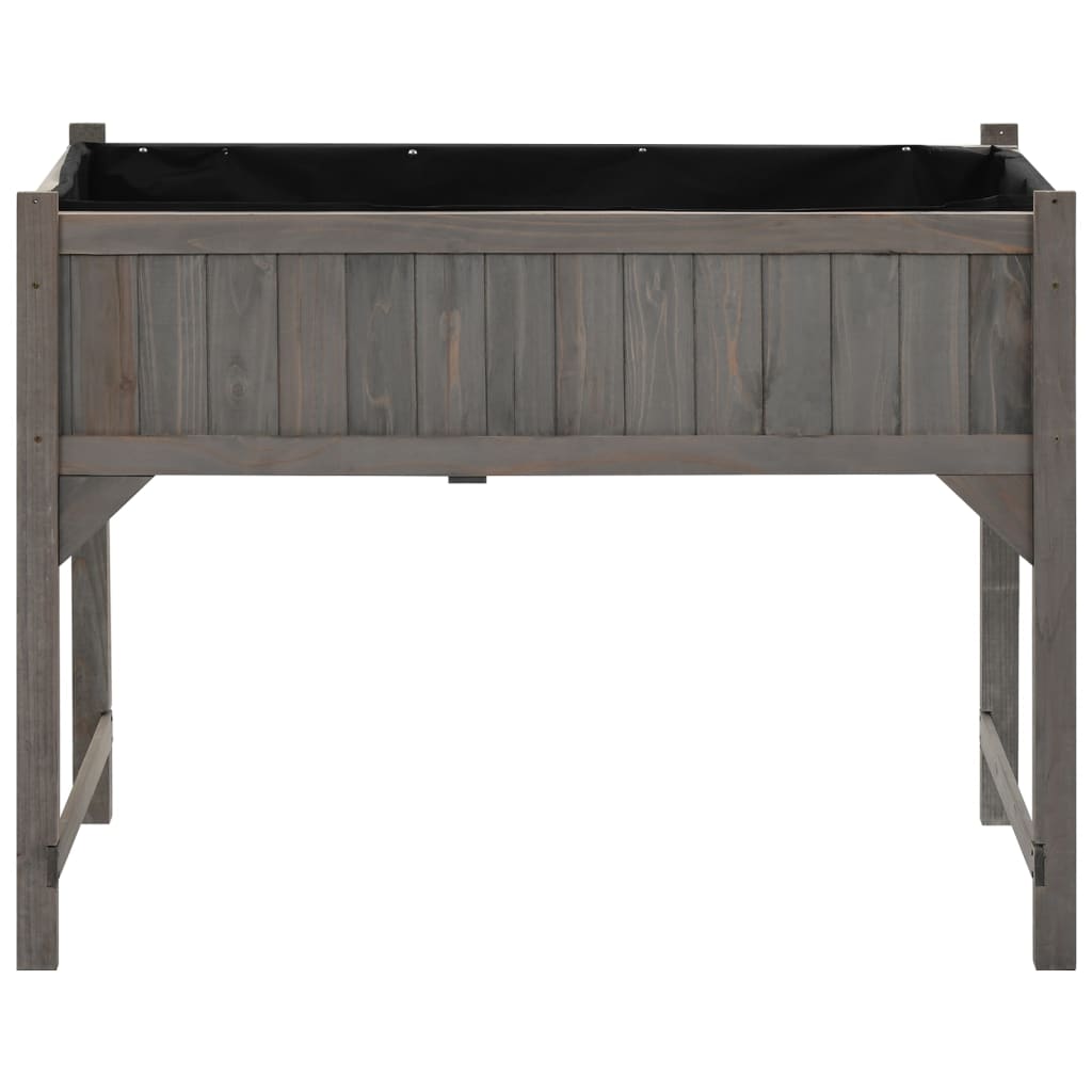 Tömör fenyőfa magaságyás melegházzal 110 x 54 x 120 cm