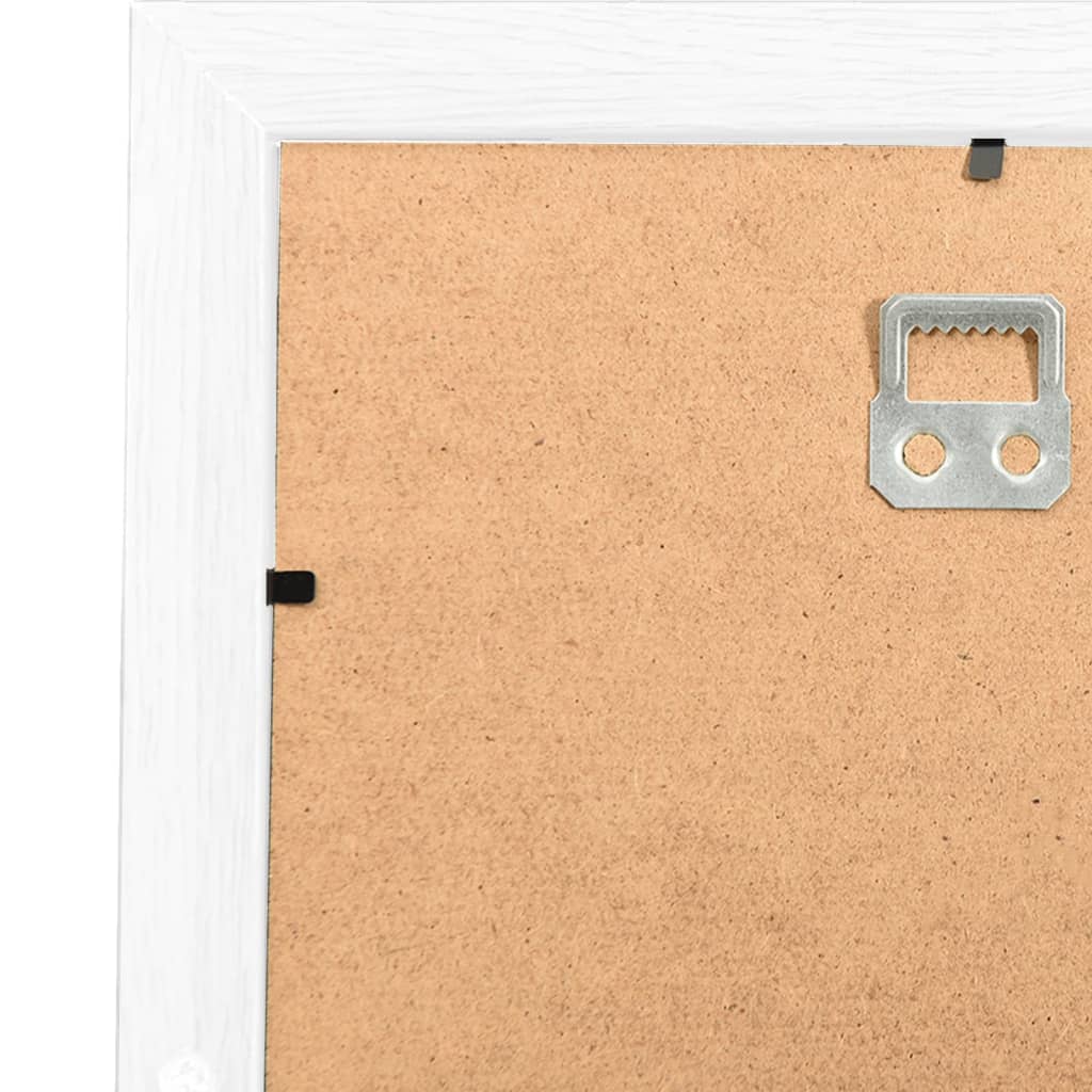 Fehér mdf fényképkeretszett 10 db 10 x 15 cm-es képhez Fehér mdf fényképkeretszett 10 db 10 x 15 cm-es képhez