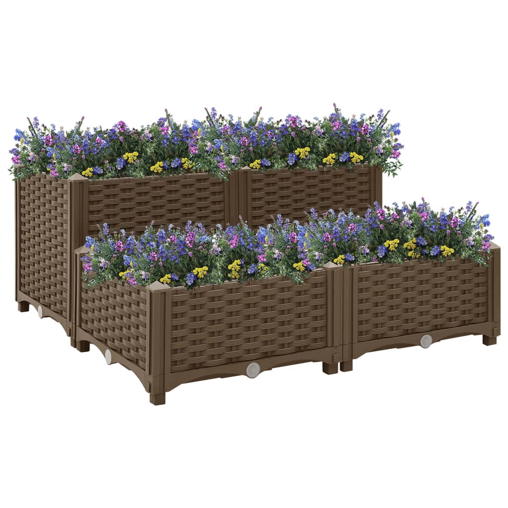 Polipropilén magaságyás 80 x 80 x 38 cm Polipropilén magaságyás 80 x 80 x 38 cm