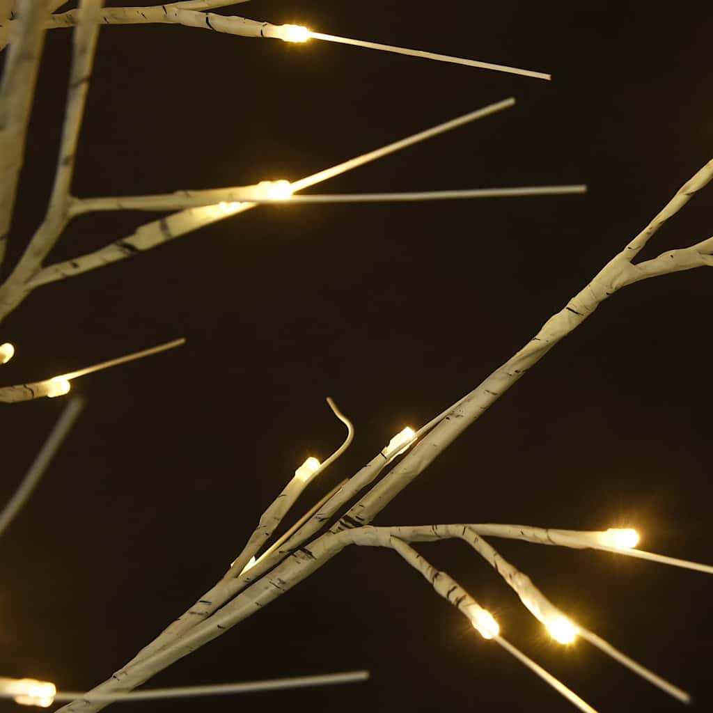 128 led-es bel-/kültéri meleg fehér fűzfa karácsonyfa 1,2 m