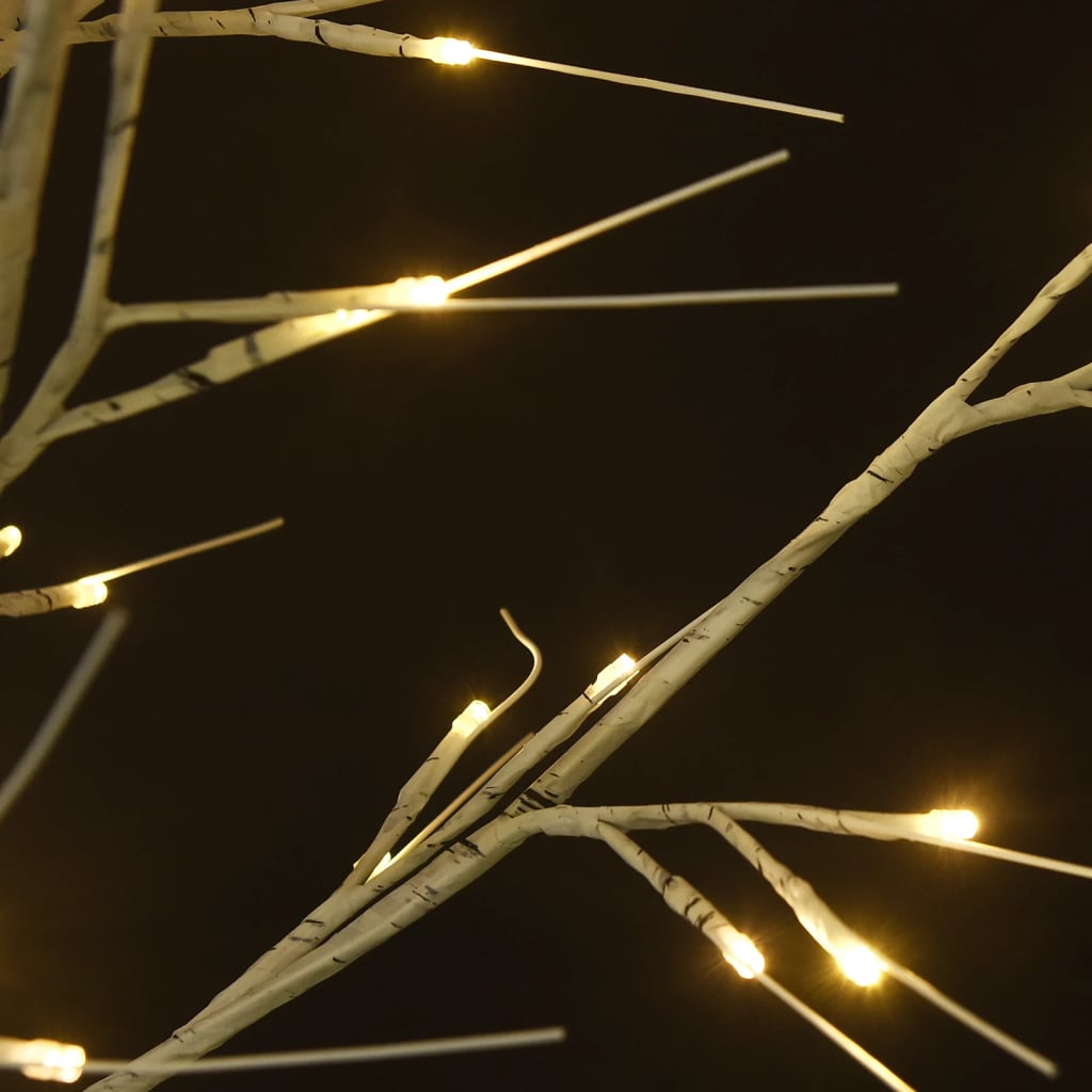 200 led-es bel-/kültéri meleg fehér fűzfa karácsonyfa 1,8 m