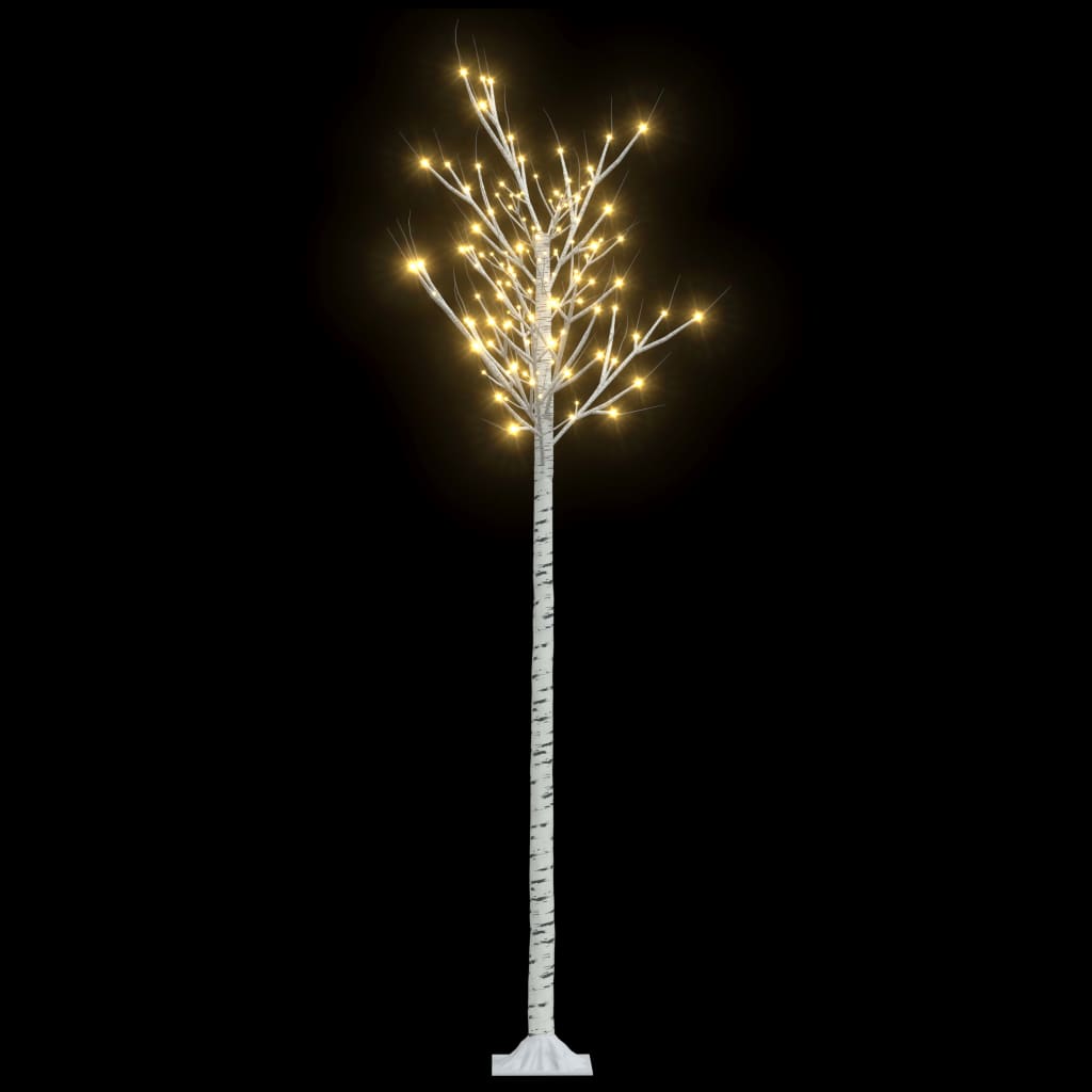 220 led-es bel-/kültéri meleg fehér fűzfa karácsonyfa 2,2 m