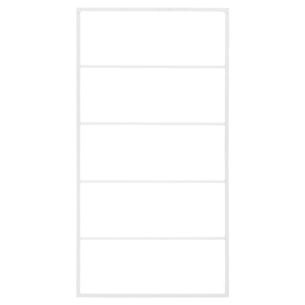 Fehér acél törölközőtartó 60 x 10 x 116 cm