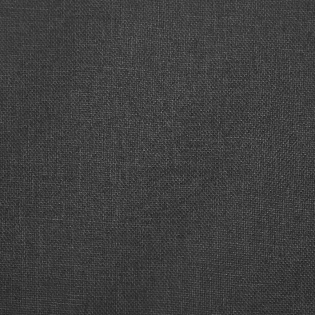 Sötétszürke acél ikerbabakocsi tetővel