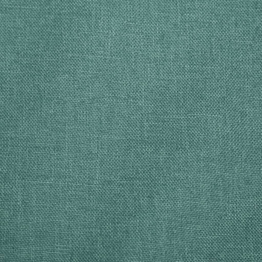 Zöld acél ikerbabakocsi tetővel