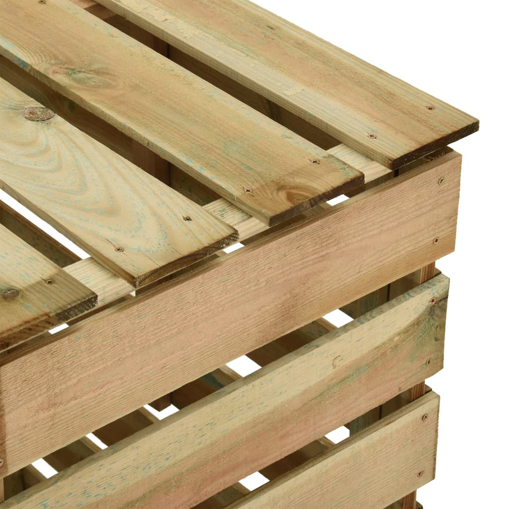 4 db lécezett impregnált fenyőfa kerti komposztáló 80x50x100 cm