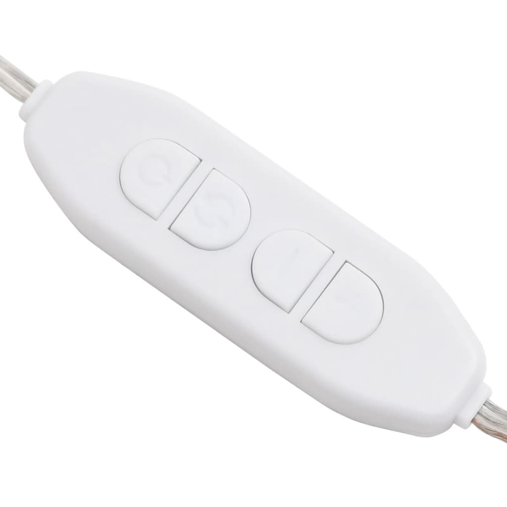 Tükörlámpa 8 meleg fehér és hideg fehér led-izzóval