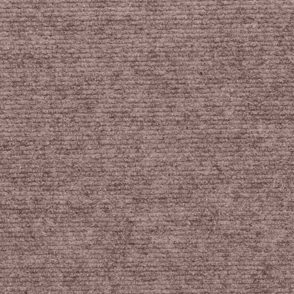 15 db öntapadós lépcsőszőnyeg 60 x 25 cm világosbarna téglalap alakú