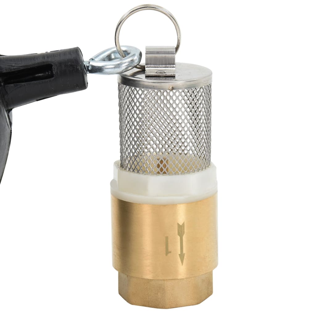 Zöld szívótömlő sárgaréz csatlakozókkal 20 m 25 mm