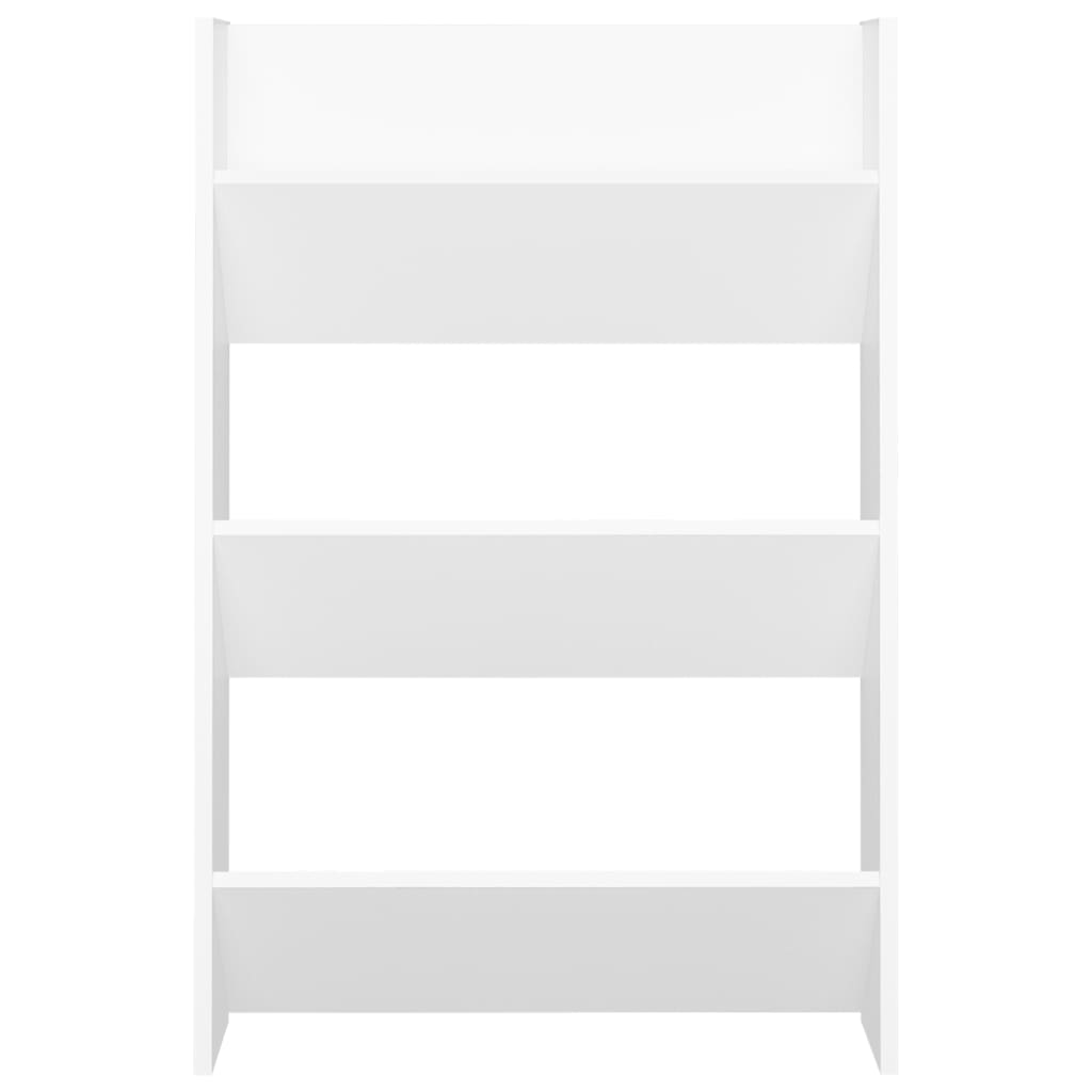 2 db fehér fali cipősszekrény 60 x 18 x 90 cm