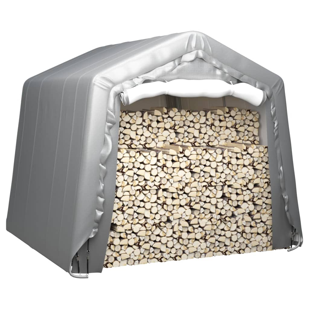 Szürke acél tároló sátor 240 x 240 cm