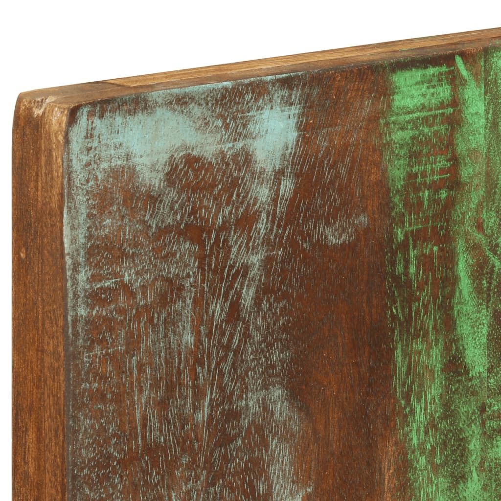 2 db tömör újrahasznosított fa fali fogas 36 x 3 x 110 cm