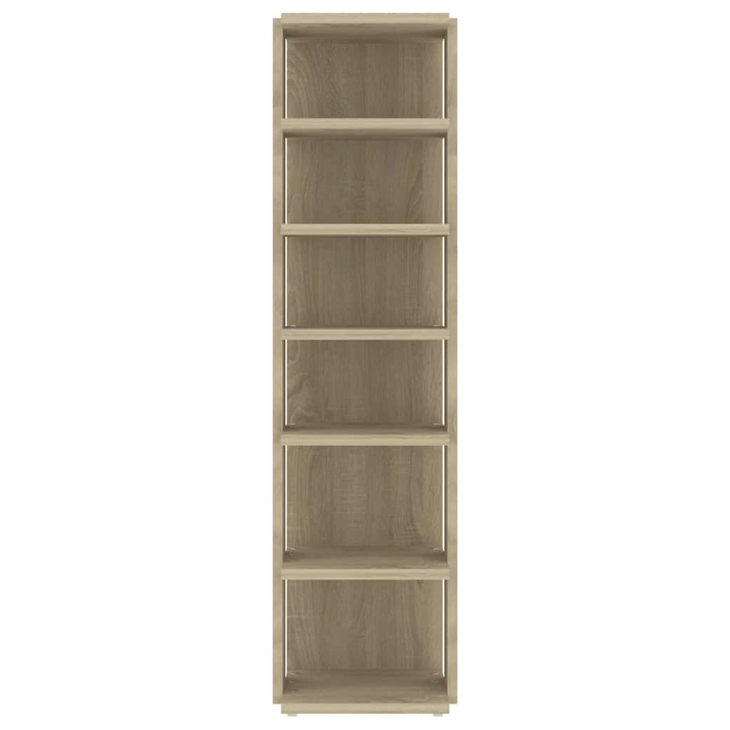 2 db sonoma tölgy színű cipősszekrény 27,5 x 27 x 102 cm