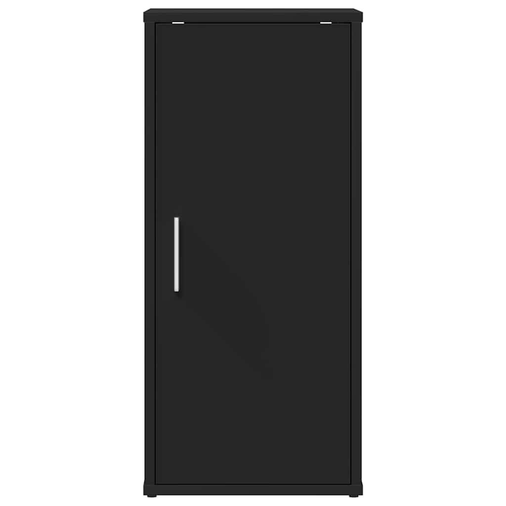 2 db fekete forgácslap cipősszekrény 32 x 35 x 70 cm